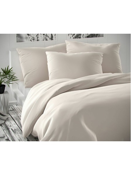 Kvalitex Saténové posteľné obliečky Luxury Collection 140x200, 70x90cm biele Kvalitex