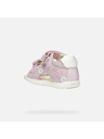 Geox Dievčenské prvé kroky Geox Macchia Pink