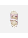 Geox Dievčenské prvé kroky Geox Macchia Pink