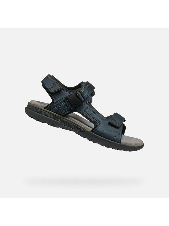 Geox Tmavomodré pánske sandále Geox Spherica EC5