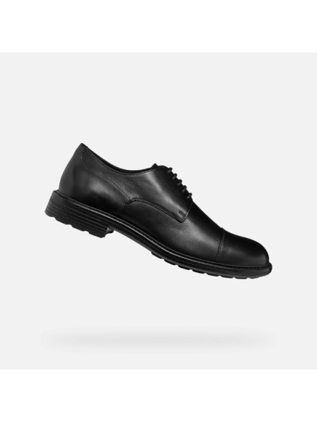 Geox Čierna pánska obuv Geox Walk Pleasure
