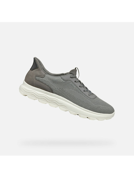 Geox Tmavosivé pánske tenisky Geox Spherica Plus