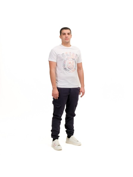 Guess Jeans Pánske modré tepláky Guess Will Pant Smart Blue