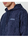 Guess Jeans Pánska modrá mikina Gotam Guess jeans