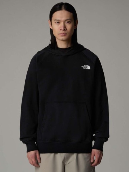 The North Face Pánska čierna mikina The North Face Raglan Redbox Hoodie nse