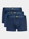 Guess Jeans Súprava tmavomodrých pánskych boxeriek Guess Jeans Underwear 3-Pack P7CJ G Quadrate Blue