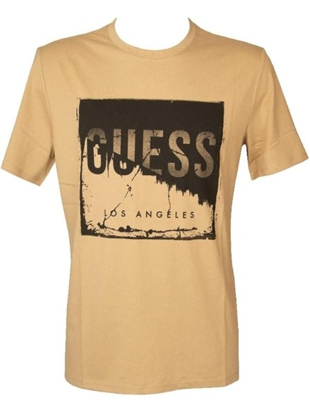 Guess Jeans Pánske béžové tričko c1c2 Guess jeans
