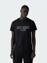 Guess Jeans Pánske čierne tričko k8fq4 Guess jeans