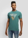 Guess Jeans Pánske zelené tričko Playera Guess jeans