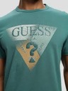 Guess Jeans Pánske zelené tričko Playera Guess jeans