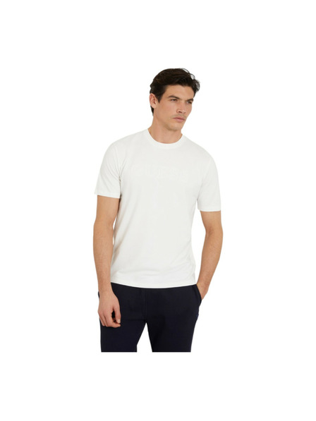 Guess Jeans Pánske biele tričko Alphy Guess jeans