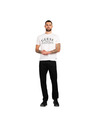Guess Jeans Pánske biele tričko classic white Guess jeans