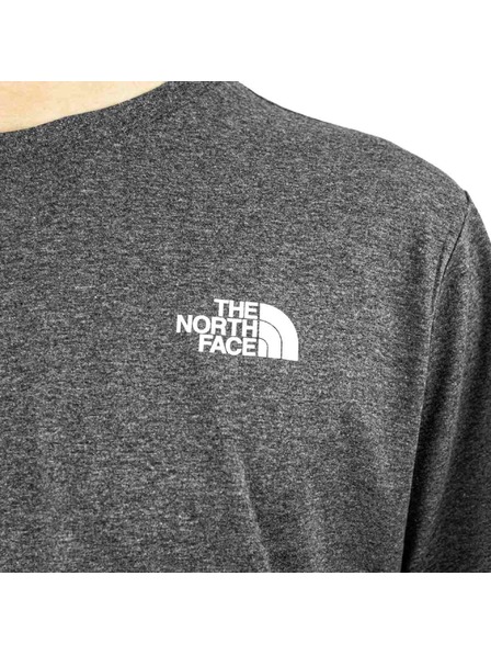The North Face Pánske sivé tričko The North Face Redbox