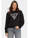 Guess Jeans Dámska čierna mikina Python big triangle logo Guess jeans