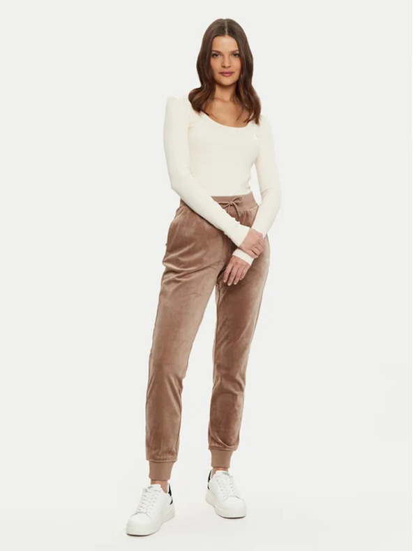 Guess Jeans Dámska biela Ecru blúzka Regular Fit Guess jeans