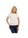 Guess Jeans Dámske svetlo ružové tričko mini triangle logo Guess jeans