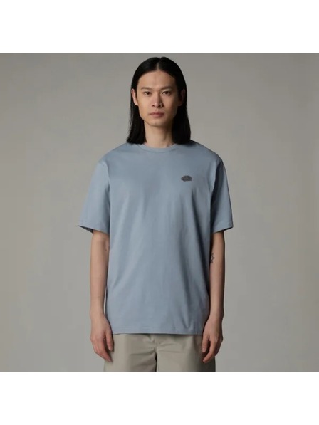 The North Face Pánske modré tričko The North Face Smoked Pearl Natural Dye s/s Tee