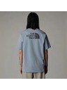 The North Face Pánske modré tričko The North Face Smoked Pearl Natural Dye s/s Tee