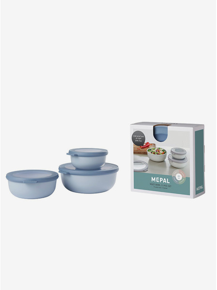 Mepal Sada troch misiek vo svetlomodrom prevedení Mepal Cirqula 350+750+1250 ml