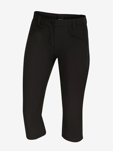 ALPINE PRO Dámske softshellové capri ALPINE PRO WEDERA black