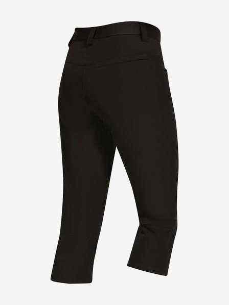ALPINE PRO Dámske softshellové capri ALPINE PRO WEDERA black