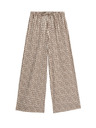 Marks & Spencer Geometrické nohavicové sukne so širokými nohavicami Marks & Spencer hnedá
