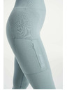 Tenson Dámske Bezšvové Funkčné Legíny TENSON Seamless Tights W Svetlo Modré