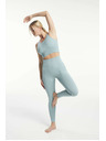 Tenson Dámske Bezšvové Funkčné Legíny TENSON Seamless Tights W Svetlo Modré