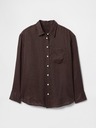 GAP Ľanová oversize košeľa Big Shirt GAP