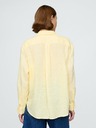 GAP Ľanová oversize košeľa Big Shirt GAP