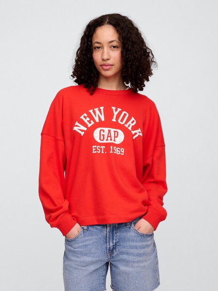 GAP Oversize mikina s logom Americana GAP