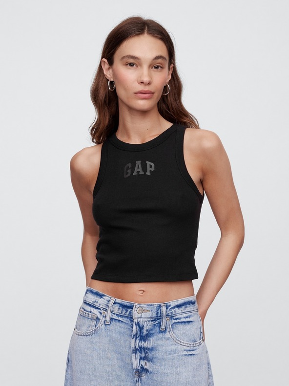 GAP Žebrované tielko s logom GAP