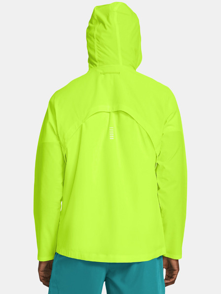 Under Armour Žltá športová bunda Under Armour Outrun The Storm
