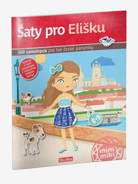 ELLA & MAX Šaty pre ELIŠKU ─ Kniha samolepiek