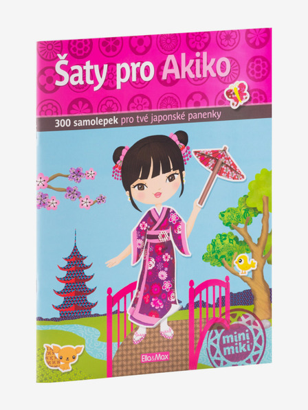 ELLA & MAX Oblečte si AKIKO - kniha samolepiek
