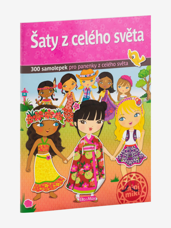 ELLA & MAX Šaty z celého sveta - Kniha samolepiek