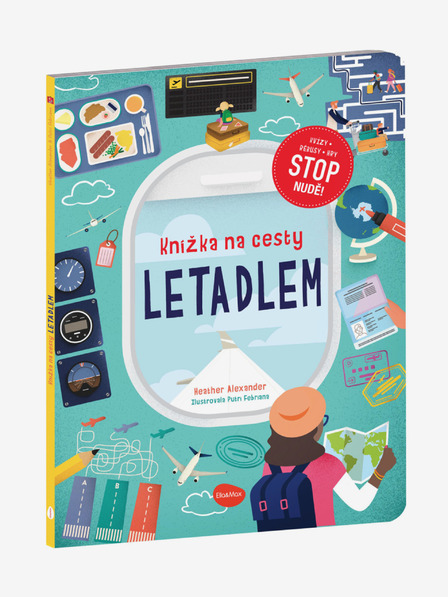 ELLA & MAX Cestovná kniha LETADLEM - Zastavte nudu: kvízy, hádanky, hry