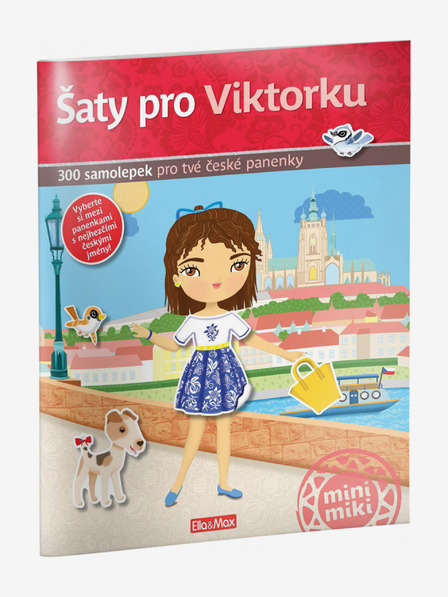 ELLA & MAX Šaty pre VIKTORKU ─ Kniha samolepiek