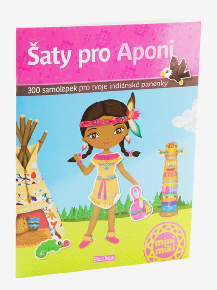 ELLA & MAX Šaty pre Aponi - samolepková knižka