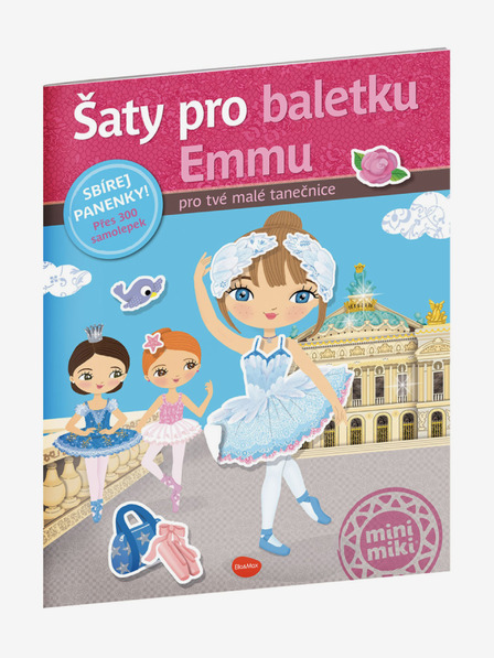 ELLA & MAX Šaty pre baletku EMMU - Kniha samolepiek
