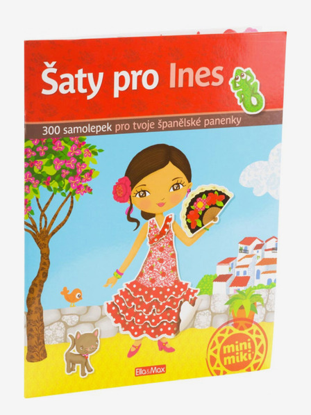 ELLA & MAX Šaty pre Ines - kniha samolepiek
