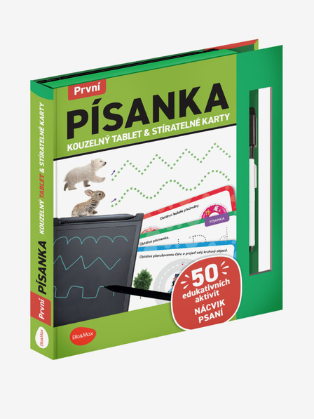 ELLA & MAX Magická tabuľka a stieracie karty - Prvé písmo