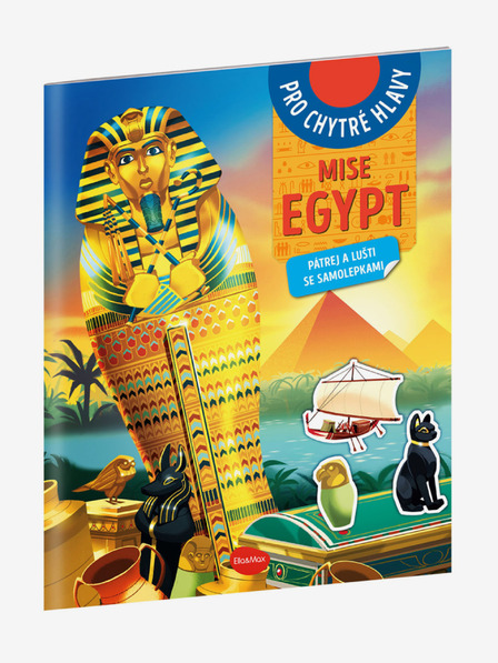 ELLA & MAX MISE EGYPT - Pátranie a záchrana so samolepkami
