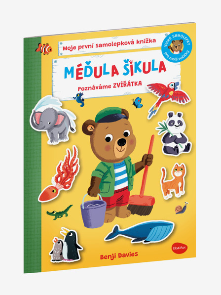 ELLA & MAX MÉDULA ŠIKULA: POZNÁVAME ZVIERATÁ - Kniha so samolepkami