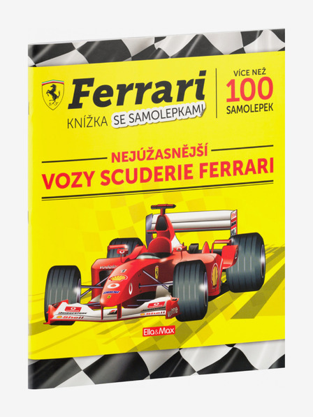 ELLA & MAX FERRARI, Scuderie Cars - Kniha samolepiek