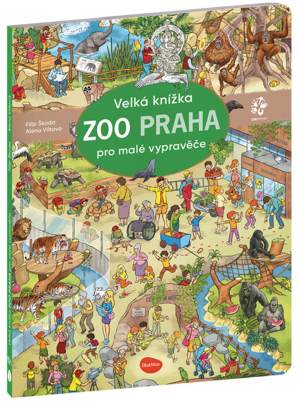 ELLA & MAX Veľká kniha ZOO PRAHA pre malých rozprávačov