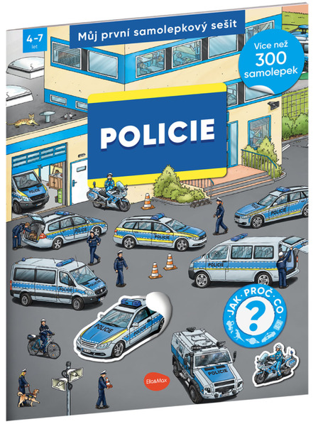 ELLA & MAX Moja prvá kniha samolepiek - POLÍCIA