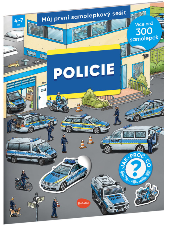 ELLA & MAX Moja prvá kniha samolepiek - POLÍCIA