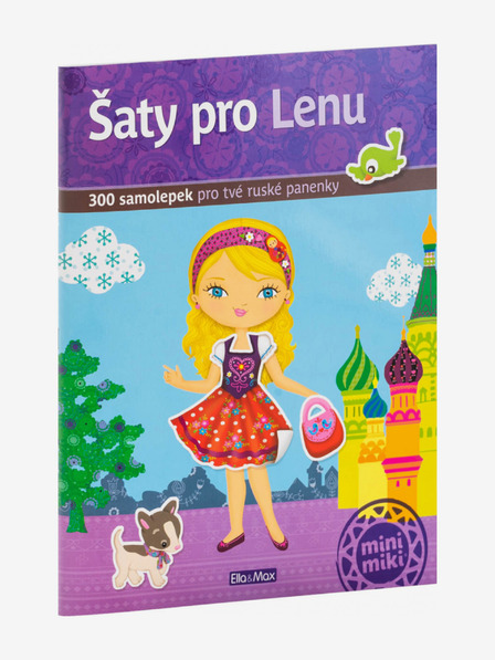 ELLA & MAX Šaty pre Lenu - kniha samolepiek