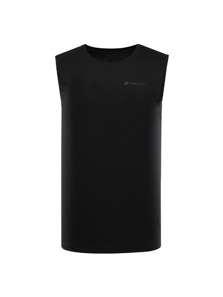 ALPINE PRO Pánske rýchloschnúce tielko ALPINE PRO QARET black